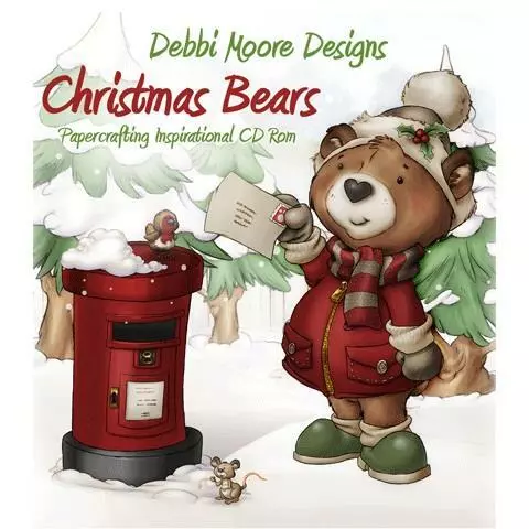 Debbi Moore Designs Christmas Bears Papercrafting CD Rom (676436)