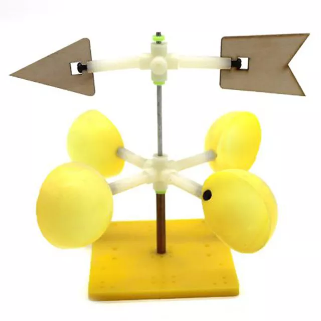 Wind Vane Model Scientific DIY Experiment Wind Indicator Educational Toy0_EL