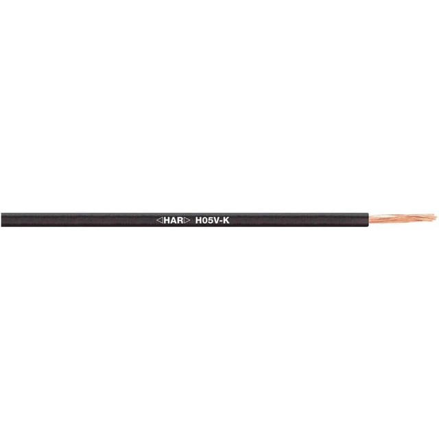 H05V-K, cable unipolar HAR de PVC, cableado de dispositivos, no propagador de la llama, clase 5