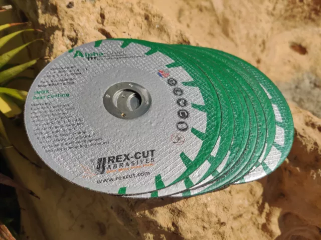 8/Pk Rex-Cut Alpha Green 6" x .040 x 7/8"  860008
