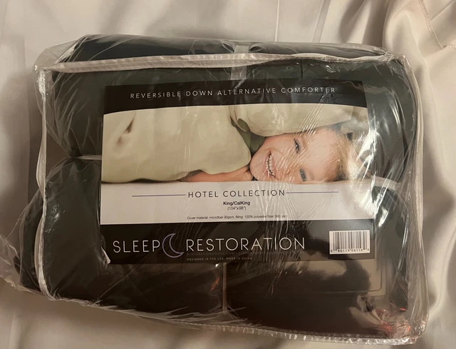 Sleep Restoration King Size Comforter for Bed Down Alternative Heavy Reversable