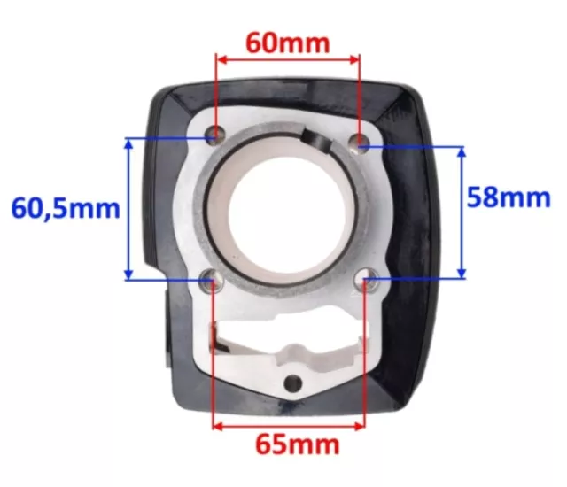 Zylinder Kit 125 cc Kolben 57,30 mm Dichtung für BRIXTON BX 125 4T 172FMM-2 2