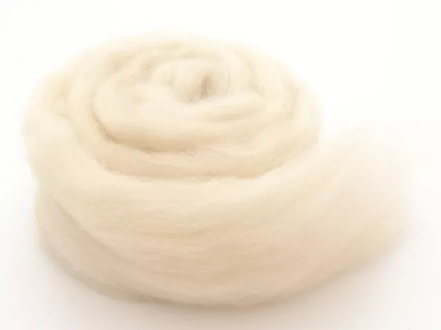 2 kg Bergschafwolle naturweiß weißes schaf Spinnwolle Filzwolle Spinnen Kammzug