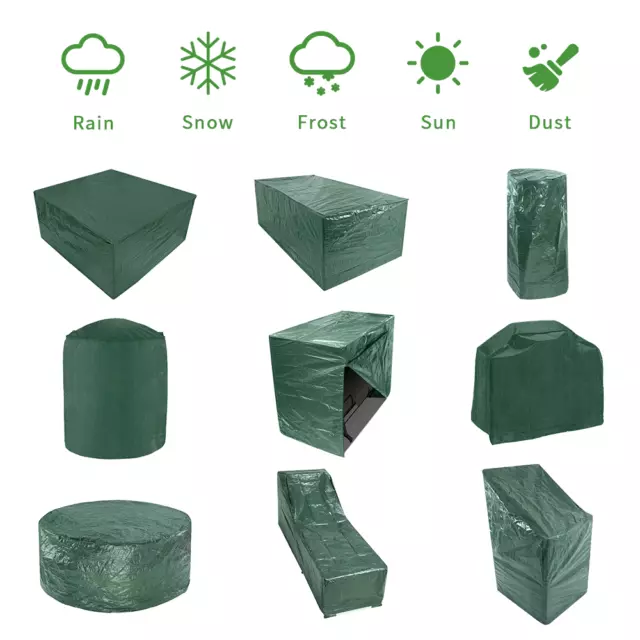 Garden Patio Furniture Cover for Table Chair Bench Hammock BBQ Chiminea Outdoor