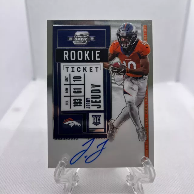 2020 Panini Contenders Optic Ticket RPS Jerry Jeudy #106 Rookie Auto RC