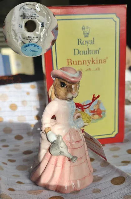 Royal Doulton Mary Mary Quite Contrary Bunnykins Db 247 Nursery Rhyme Collection