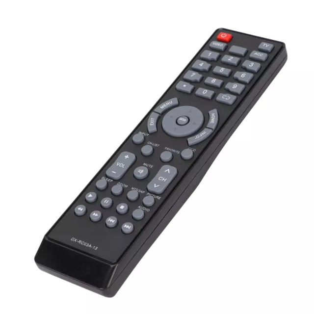 02 015 Controlador de TV teclas sensibles fáciles de sostener control remoto ABS para