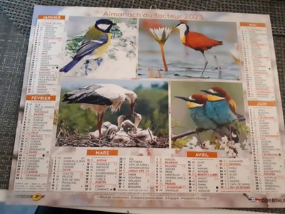 CALENDRIER DE LA Poste 2023. Vendee.jean Paul belmondo EUR 6,00