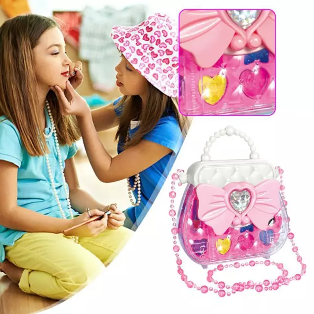 NEW Girls Make Up Set Makeup Kit For Young Kids Toy Children Gift Washable Z1O4
