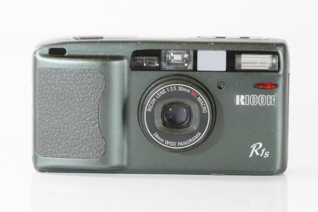 [MINT] Ricoh R1s Green Point & Shoot 35mm Film Camera from Japan A480