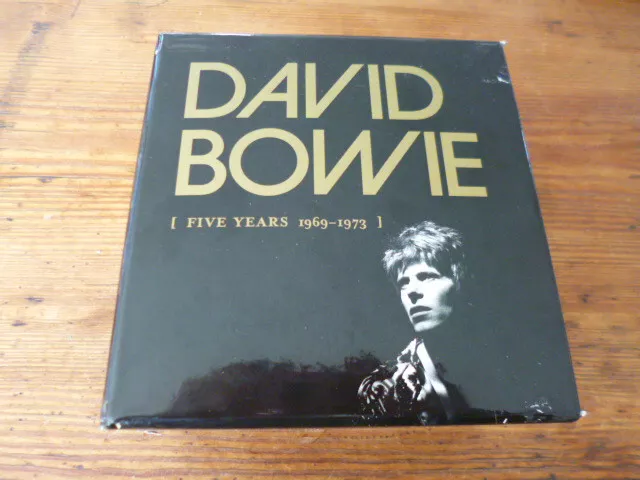 David Bowie Five Years 1969 - 1973 Deluxe Box Set With 12 Cd's +Booklet Mint!!!