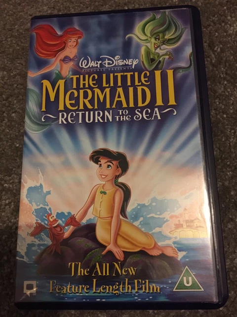DISNEY’S THE LITTLE Mermaid 2 Return To The Sea VHS £1.40 - PicClick UK