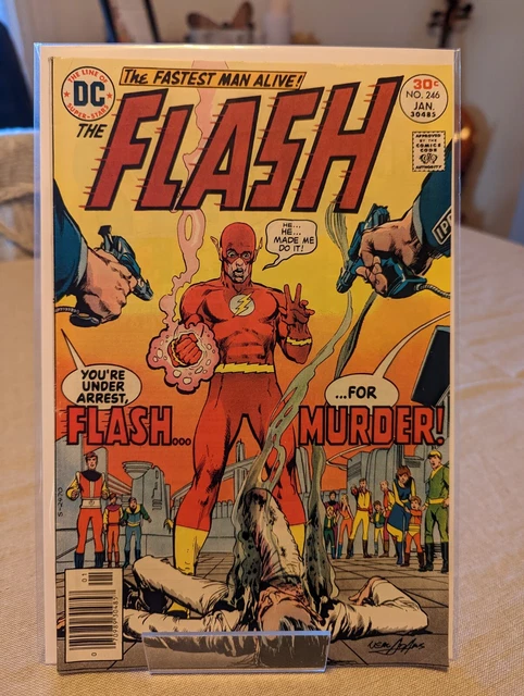 DC Comics The Flash vol 1 No. 246 Jan 1977 Neal Adams Cover