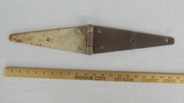 20 ½” Rustic Vintage Barn Strap Hinge Door Gate Rusty Primitive