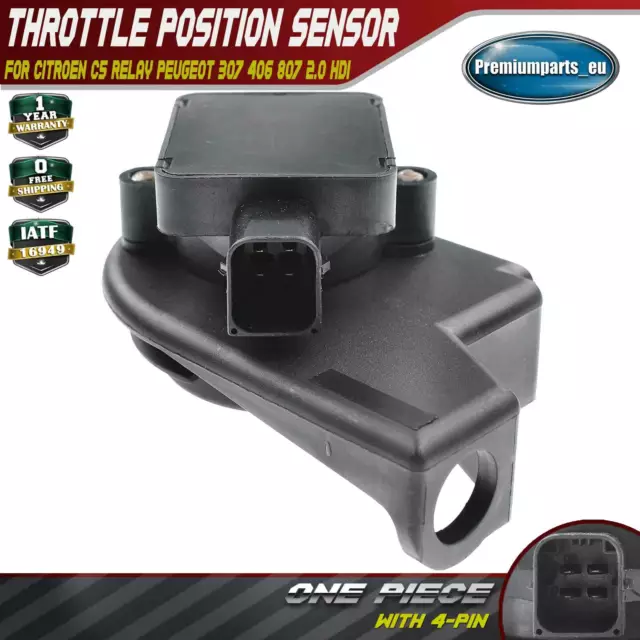 Throttle Position Sensor for Citroen C5 Relay Peugeot 307 406 2.0 HDi 9643365680