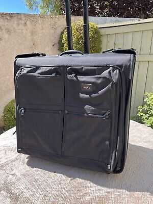 tumi alpha black ballistic XL wheeled long Travel garment bag suitcase 22036dh