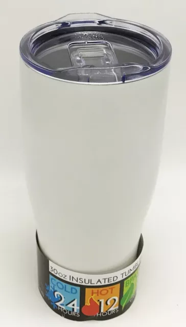 Cantini 30 oz Insulated Double Wall Hot/Cold Beverage Tumbler, Lead and BPA-Free