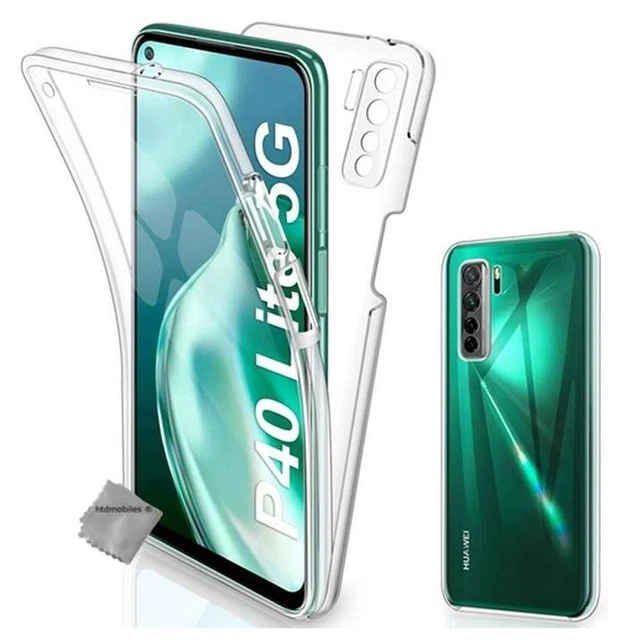 Kit Protection Huawei Honor 9X : 2 Films Verre Trempé + Coque Gel Transparente - Neuf - NOVAGO