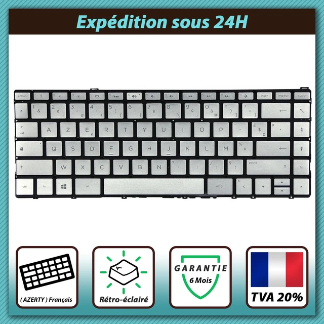 Clavier AZERTY Français D'origine Pour HP Spectre X360 13-AC / 13-AE / 13-W - Neuf Sous Emballage