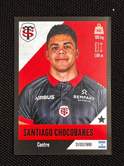 Panini Rugby Top 14 2023/24 - Autocollant Julien Marchand (Toulouse) #242 Brillant