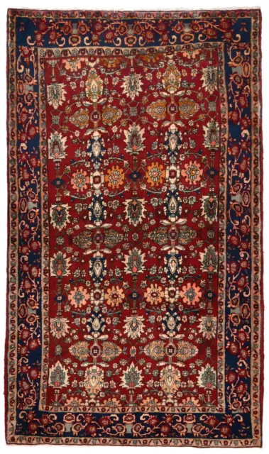 5X8 Allover Floral Design Oriental Rug Hand-Knotted Wool Decor Carpet 4'8X7'9