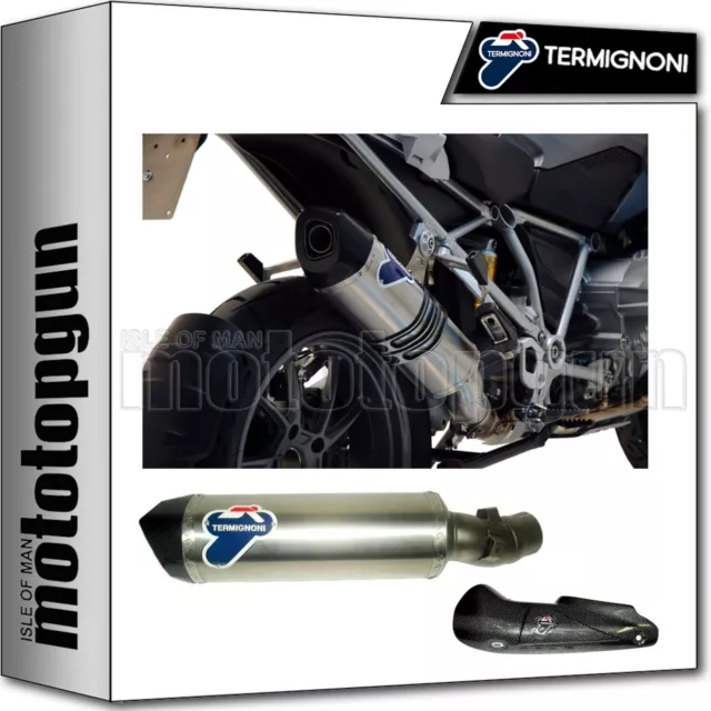 Termignoni Scarico Relevance Full Titanio Cc Omologato Bmw R 1200 Gs 2013 13