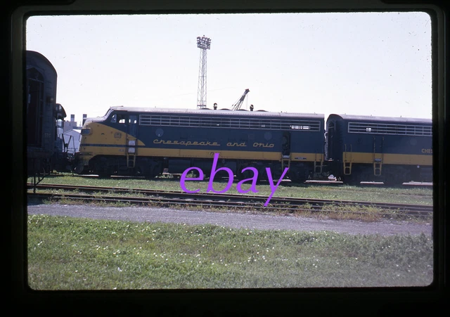 Orig Slide Chesapeake & Ohio C&O CO #7016 F7A 1964