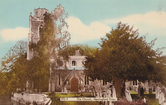 Postcard - Hemingford Grey - The Church