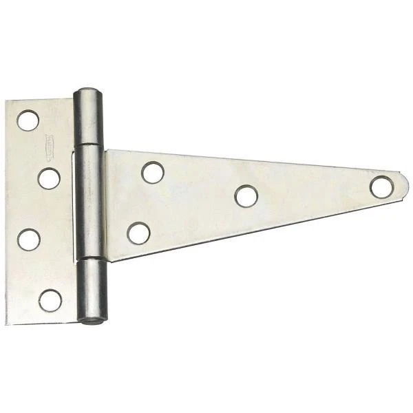 10 Pk Steel 6" W X 4.25" H Heavy-Duty Tee Barn Shed Door Gate Hinge N129171