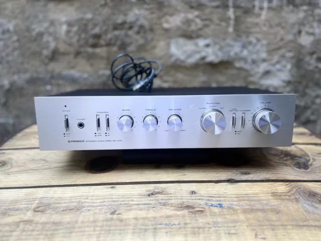 Ampli Pioneer SA-410 Stereo Integrated Amplifier (1980-81) Ampli Pioneer SA-410 Stereo Integrated Amplifier (1980-81)
