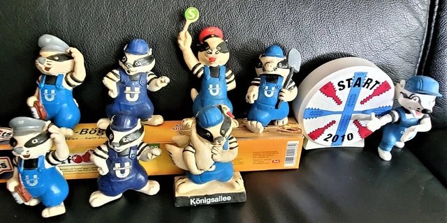 Konvolut Düsseldorfer U-DAX Figuren  ab 1973 - 2010, 20 Stück