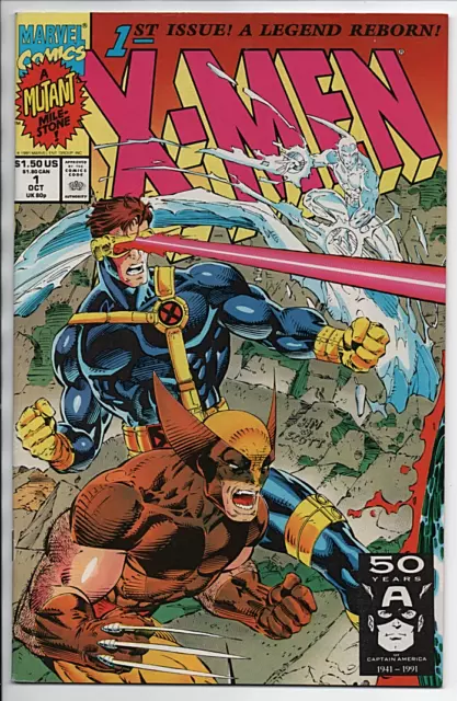 Marvel Comics X-MEN #1 Wolverine cover 1991 VF/NM  First issue Free Shipping