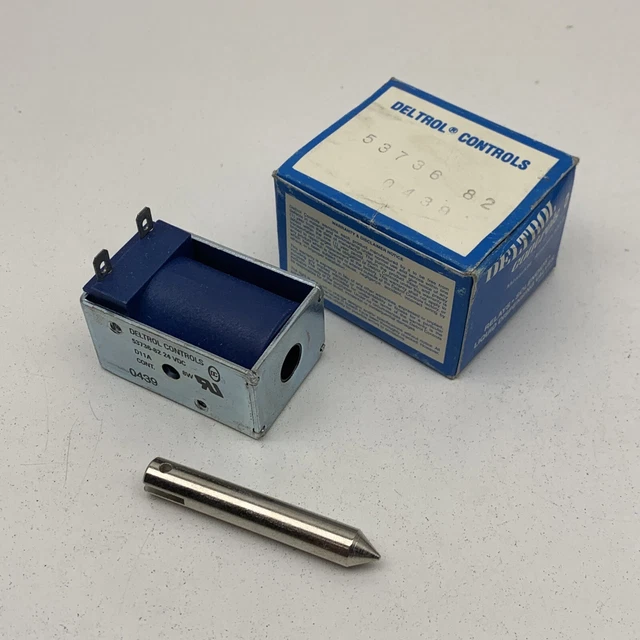Deltrol Controls 53736-82 Linear Solenoid 2-Position Continuous Duty 8W 24VDC