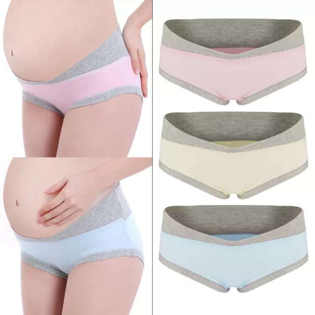 Maternity Panties Cotton Pregnant Women Low-waist Briefs Underwear M/L/XL/XXL