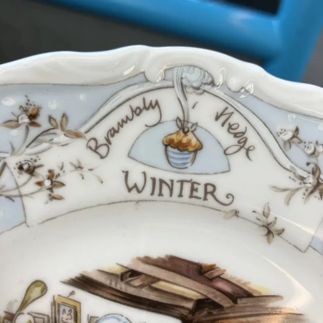 Royal Doulton Brambly Hedge 'Winter' Plate  - 1St 2