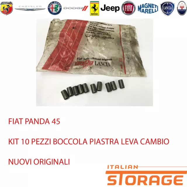 Fiat Panda 45 Kit 10 Pezzi Boccole Piastra Leva Cambio Nuovi Originali 4404388