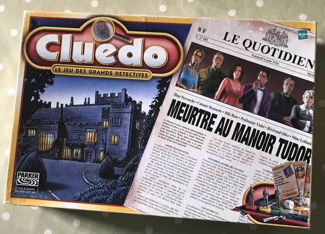 Jeu De Société Cluedo Version Voyage - Meurtre Au Manoir - édition Fabbri/Hasbro - Occasion
