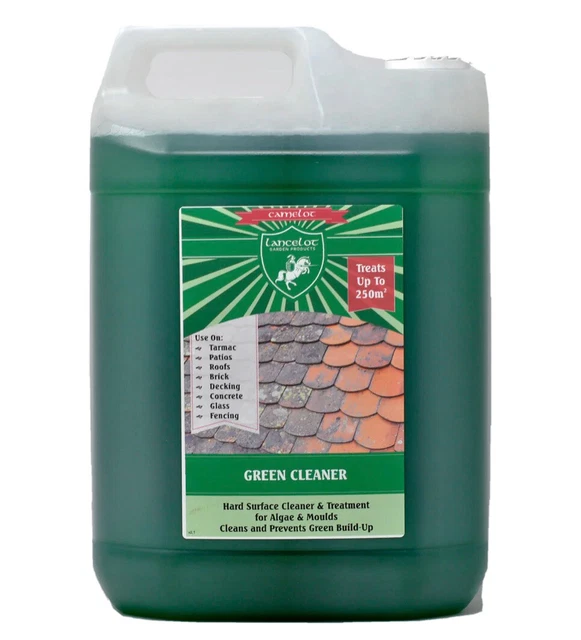 5 LITRES LANCELOT green cleaner Algea moss remover. Patio,concrete