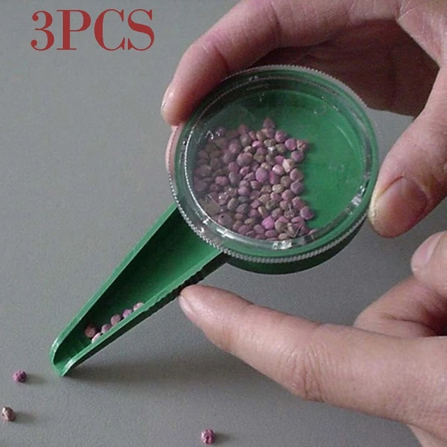 3Pcs Mini Hand Gardening Tools Flower Grass Seed Drill Seed Drill Helpful Tool