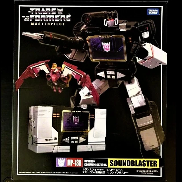 TRANSFORMERS MASTERPIECE MP-13B Soundblaster Black Soundwave Takara ...