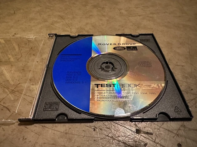 Austin Rover / Land Rover Testbuch System Software Cd - Drs00303