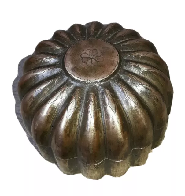 Old  Original Islamic  Brass Handcrafted Bettel Nut Box Supari Box