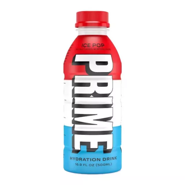 PRIME HYDRATION DRINK ICE POP 500ml Bottle - Logan Paul & KSI Picture ...