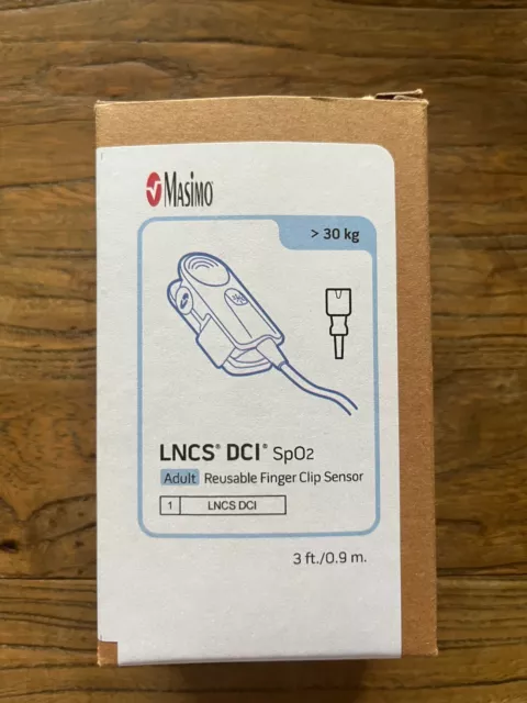 Masimo LNCS DCI SpO2 Finger Sensor - NEU OVP