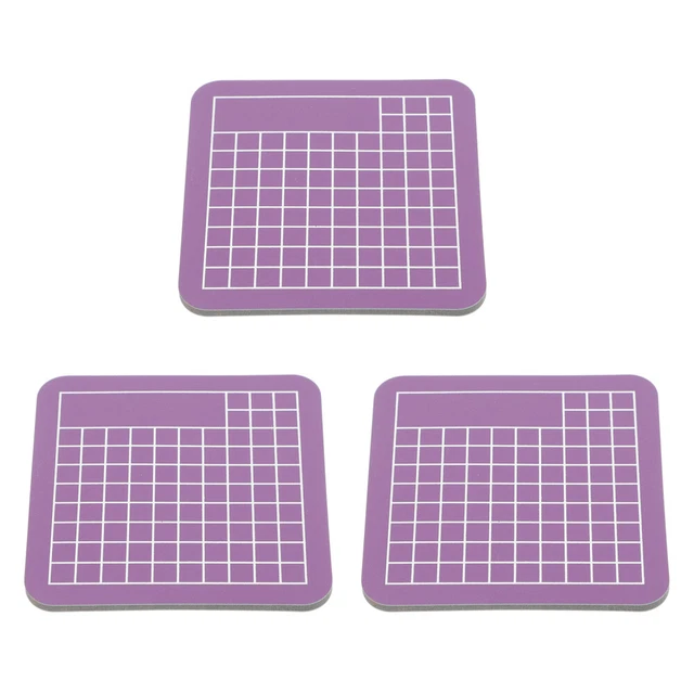3 piezas hágalo usted mismo alfombras de corte de arte tapetes de grabado tapetes de corte accesorios
