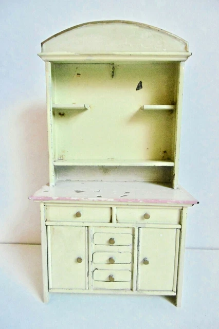 Armoire Miniature Belle Époque – Poupée PITCHPIN Bambou, Vers 1900