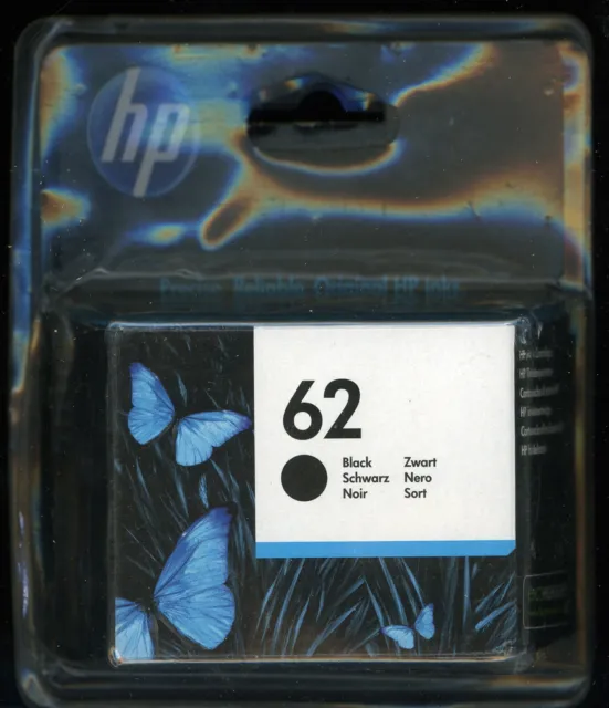 HP 62 cartouche d'encre noire authentique C2P04AE