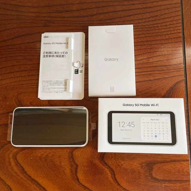 動作確認済・初期化済】Galaxy 5G Mobile Wi-Fi SCR01