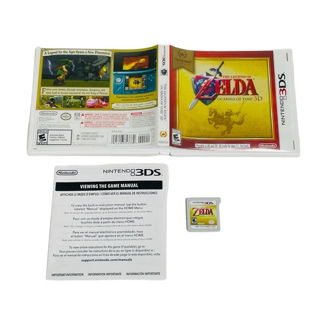THE LEGEND OF Zelda Ocarina of Time 3D Nintendo Selects 3DS Game 31.99