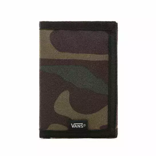 Vans Tri-Fold Wallet Canvas Camo Green